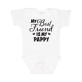 thumbnail image 1 of Inktastic My Best Friend is My Pappy with Hearts Boys or Girls Baby Bodysuit, 1 of 5