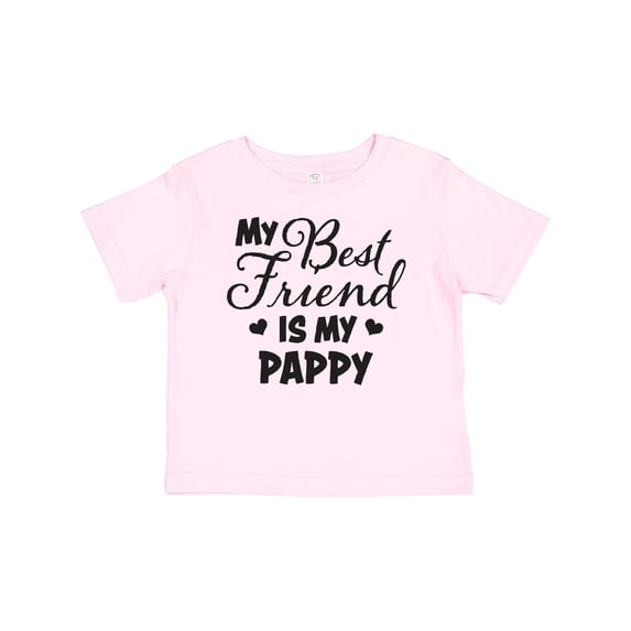 Inktastic My Best Friend is My Pappy with Hearts Boys or Girls Baby T-Shirt