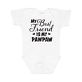 thumbnail image 1 of Inktastic My Best Friend is My Pawpaw with Hearts Boys or Girls Baby Bodysuit, 1 of 5