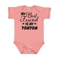 thumbnail image 1 of Inktastic My Best Friend is My Pawpaw with Hearts Boys or Girls Baby Bodysuit, 1 of 5