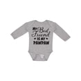 thumbnail image 1 of Inktastic My Best Friend is My Pawpaw with Hearts Boys or Girls Long Sleeve Baby Bodysuit, 1 of 5