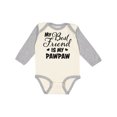 thumbnail image 1 of Inktastic My Best Friend is My Pawpaw with Hearts Boys or Girls Long Sleeve Baby Bodysuit, 1 of 5