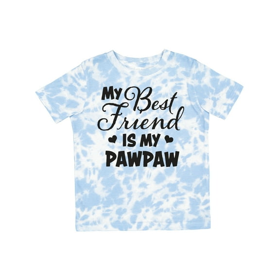 Inktastic My Best Friend is My Pawpaw with Hearts Boys or Girls Toddler T-Shirt