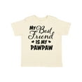 thumbnail image 1 of Inktastic My Best Friend is My Pawpaw with Hearts Boys or Girls Toddler T-Shirt, 1 of 5