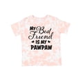thumbnail image 1 of Inktastic My Best Friend is My Pawpaw with Hearts Boys or Girls Toddler T-Shirt, 1 of 5