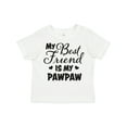 thumbnail image 1 of Inktastic My Best Friend is My Pawpaw with Hearts Boys or Girls Toddler T-Shirt, 1 of 5