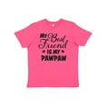 thumbnail image 1 of Inktastic My Best Friend is My Pawpaw with Hearts Youth T-Shirt, 1 of 5