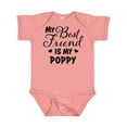 thumbnail image 1 of Inktastic My Best Friend is My Poppy with Hearts Boys or Girls Baby Bodysuit, 1 of 5