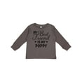thumbnail image 1 of Inktastic My Best Friend is My Poppy with Hearts Boys or Girls Long Sleeve Toddler T-Shirt, 1 of 5