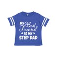 thumbnail image 1 of Inktastic My Best Friend is My Step Dad with Hearts Boys or Girls Toddler T-Shirt, 1 of 5