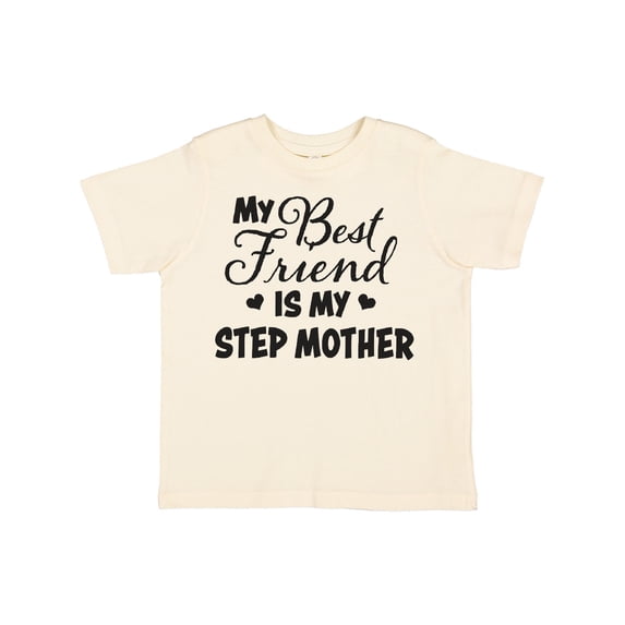 Inktastic My Best Friend is My Step Mother with Hearts Boys or Girls Toddler T-Shirt