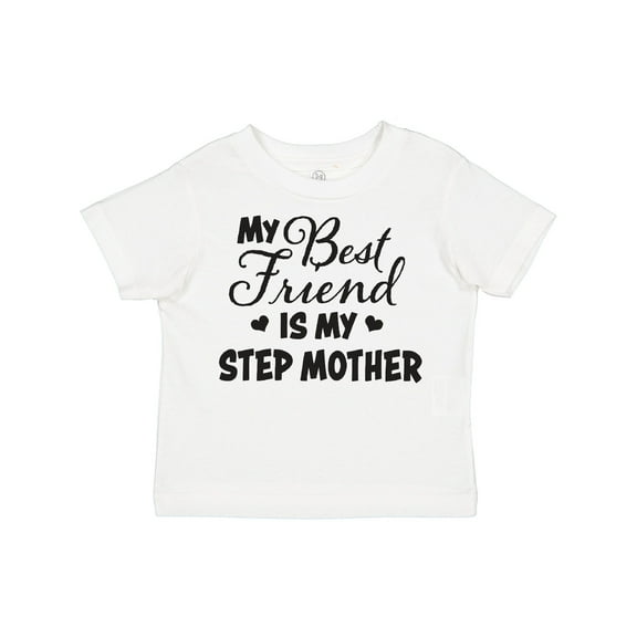 Inktastic My Best Friend is My Step Mother with Hearts Boys or Girls Toddler T-Shirt