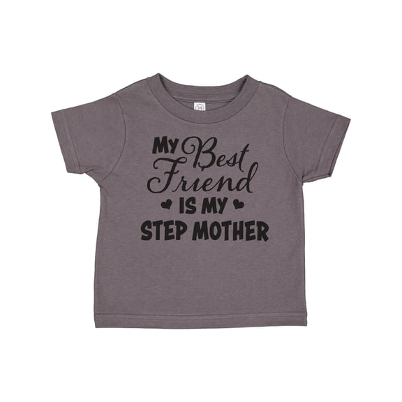 Inktastic My Best Friend is My Step Mother with Hearts Boys or Girls Toddler T-Shirt