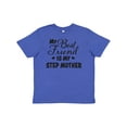 thumbnail image 1 of Inktastic My Best Friend is My Step Mother with Hearts Youth T-Shirt, 1 of 5