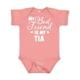thumbnail image 1 of Inktastic My Best Friend is My Tia with Hearts Boys or Girls Baby Bodysuit, 1 of 5