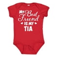 thumbnail image 1 of Inktastic My Best Friend is My Tia with Hearts Boys or Girls Baby Bodysuit, 1 of 5