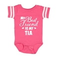 thumbnail image 1 of Inktastic My Best Friend is My Tia with Hearts Boys or Girls Baby Bodysuit, 1 of 5