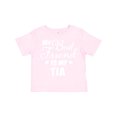 thumbnail image 1 of Inktastic My Best Friend is My Tia with Hearts Boys or Girls Toddler T-Shirt, 1 of 5