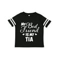 thumbnail image 1 of Inktastic My Best Friend is My Tia with Hearts Boys or Girls Toddler T-Shirt, 1 of 5