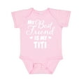 thumbnail image 1 of Inktastic My Best Friend is My Titi with Hearts Boys or Girls Baby Bodysuit, 1 of 5