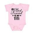 thumbnail image 1 of Inktastic My Best Friend is My Titi with Hearts Boys or Girls Baby Bodysuit, 1 of 5