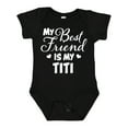 thumbnail image 1 of Inktastic My Best Friend is My Titi with Hearts Boys or Girls Baby Bodysuit, 1 of 5