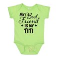 thumbnail image 1 of Inktastic My Best Friend is My Titi with Hearts Boys or Girls Baby Bodysuit, 1 of 5