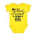 thumbnail image 1 of Inktastic My Best Friend is My Titi with Hearts Boys or Girls Baby Bodysuit, 1 of 5