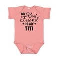thumbnail image 1 of Inktastic My Best Friend is My Titi with Hearts Boys or Girls Baby Bodysuit, 1 of 5