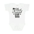 thumbnail image 1 of Inktastic My Best Friend is My Titi with Hearts Boys or Girls Baby Bodysuit, 1 of 5
