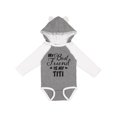 thumbnail image 1 of Inktastic My Best Friend is My Titi with Hearts Boys or Girls Long Sleeve Baby Bodysuit, 1 of 5