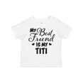 thumbnail image 1 of Inktastic My Best Friend is My Titi with Hearts Boys or Girls Toddler T-Shirt, 1 of 5