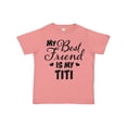 thumbnail image 1 of Inktastic My Best Friend is My Titi with Hearts Boys or Girls Toddler T-Shirt, 1 of 5