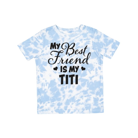 Inktastic My Best Friend is My Titi with Hearts Boys or Girls Toddler T-Shirt