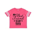 thumbnail image 1 of Inktastic My Best Friend is My Titi with Hearts Boys or Girls Toddler T-Shirt, 1 of 5