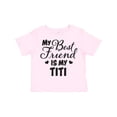 thumbnail image 1 of Inktastic My Best Friend is My Titi with Hearts Boys or Girls Toddler T-Shirt, 1 of 5