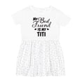 thumbnail image 1 of Inktastic My Best Friend is My Titi with Hearts Girls Toddler Dress, 1 of 5