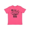 thumbnail image 1 of Inktastic My Best Friend is My Titi with Hearts Youth T-Shirt, 1 of 5