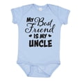 thumbnail image 1 of Inktastic My Best Friend is My Uncle with Hearts Boys or Girls Baby Bodysuit, 1 of 5