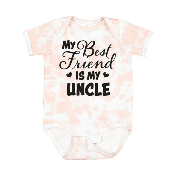 Inktastic My Best Friend is My Uncle with Hearts Boys or Girls Baby Bodysuit