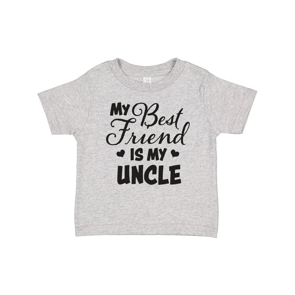 Inktastic My Best Friend is My Uncle with Hearts Boys or Girls Baby T-Shirt