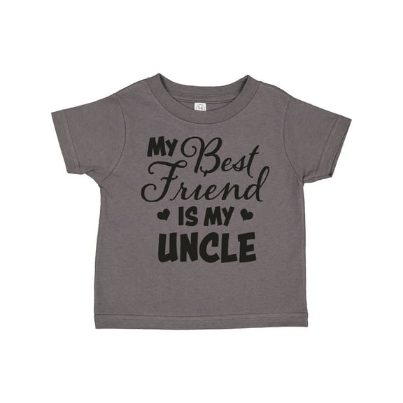Inktastic My Best Friend is My Uncle with Hearts Boys or Girls Toddler T-Shirt