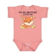 thumbnail image 1 of Inktastic My Big Brother Loves Me Little Fox Boys or Girls Baby Bodysuit, 1 of 5