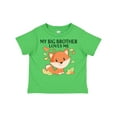 thumbnail image 1 of Inktastic My Big Brother Loves Me- Little Fox Boys or Girls Toddler T-Shirt, 1 of 5