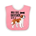 thumbnail image 1 of Inktastic My Big Brother is a Saint Bernard Boys or Girls Baby Bib, 1 of 4