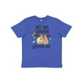 thumbnail image 1 of Inktastic My Big Cousin Loves Me with Sloth and Hearts Youth T-Shirt, 1 of 5