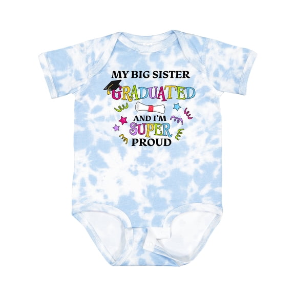 Inktastic My Big Sister Graduated and I'm Super Proud Boys or Girls Baby Bodysuit