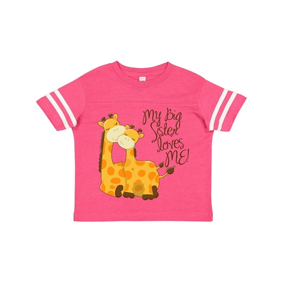 Inktastic My Big Sister Loves Me Boys or Girls Toddler T-Shirt