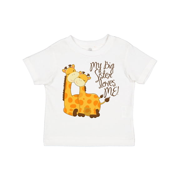 Inktastic My Big Sister Loves Me Boys or Girls Toddler T-Shirt