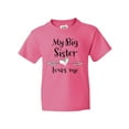 thumbnail image 1 of Inktastic My Big Sister Loves Me- Heart Youth T-Shirt, 1 of 5